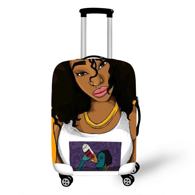 Nopersonality African Art Girl Travel Bag