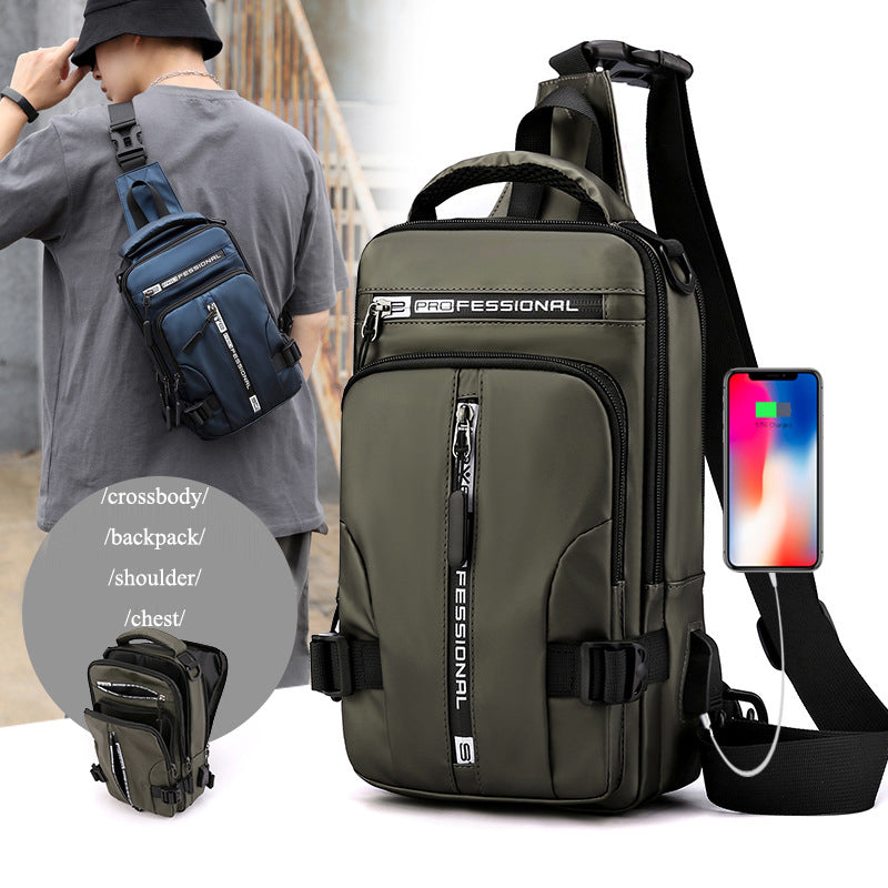 Crossbody Bags Men Multifunctional Backpack